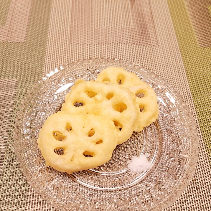 熱々が美味しい！れんこん の天ぷら